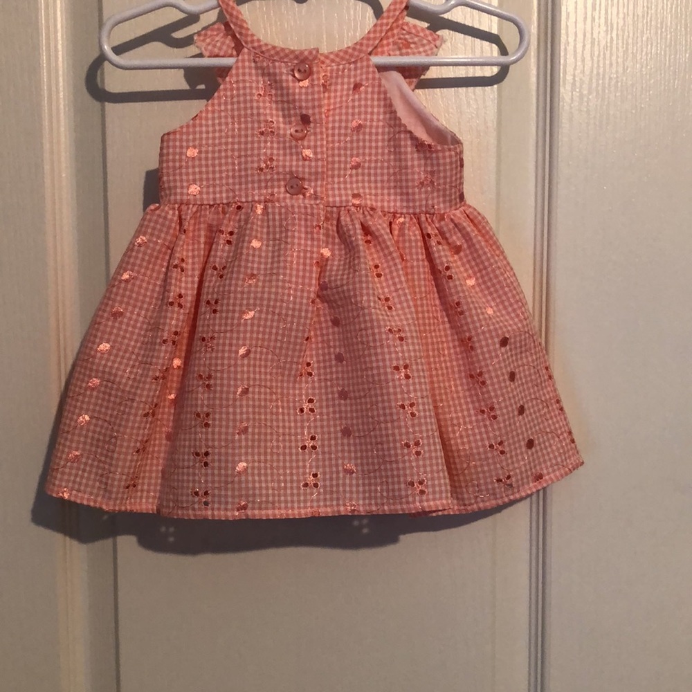 Bonnie Baby . Baby girl two piece dress . - Picture 2 of 3